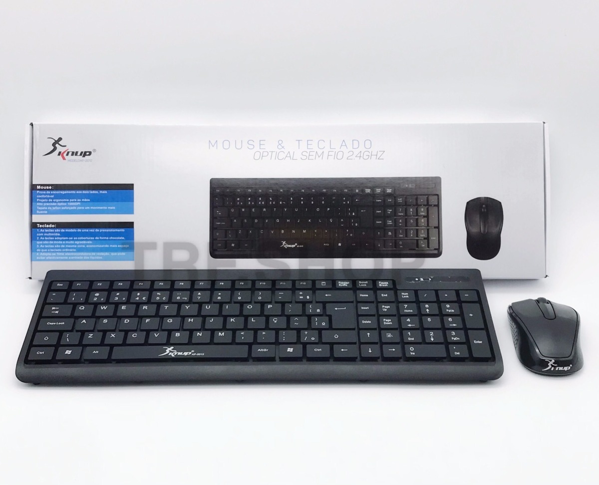 Clique Aqui para Comprar Teclado e Mouse Sem Fio Wireless